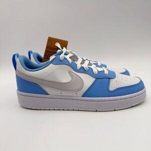 Nike GS Size 7Y Court Borough Low Recraft University Blue/White DV5456-128 NEW